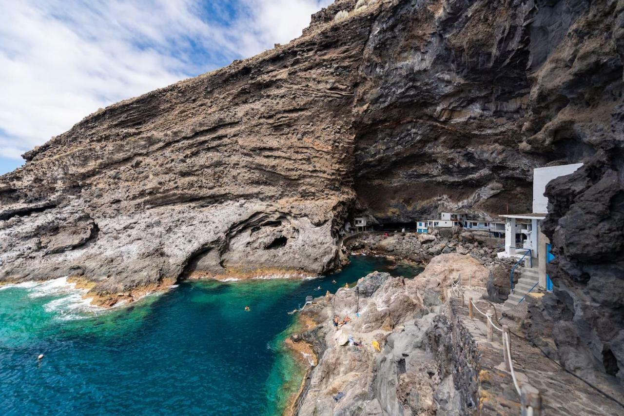 Casa Alba, Casa Rural Con Piscina-Spa Climatizada Hasta 34º Gratuito Y Vistas Al Mar Puntallana Exterior foto